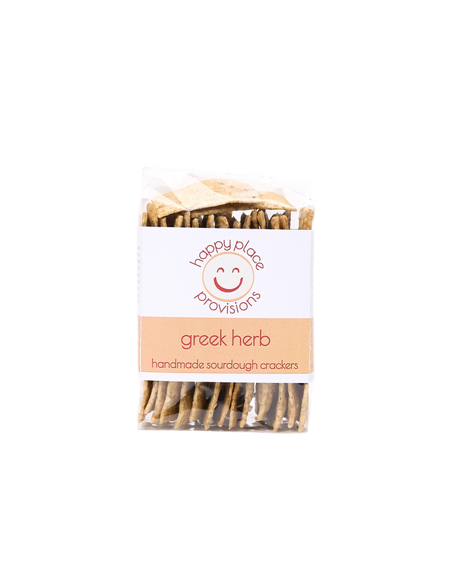 Greek Herb Sourdough Crackers Sharing Pack