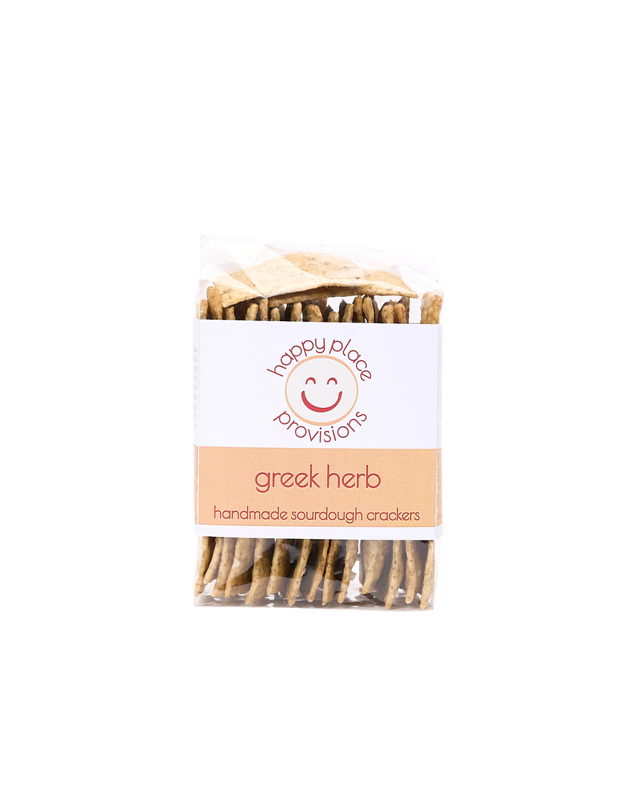 Greek Herb Sourdough Crackers Sharing Pack