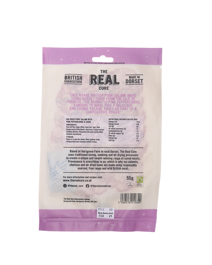 Sliced Pink Peppercorn & Cider Salami