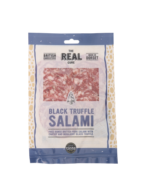 Sliced Black Truffle Salami