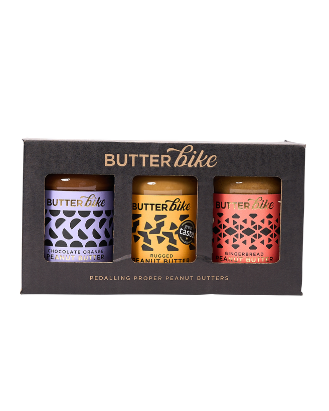 Festive Peanut Butter Gift Trio