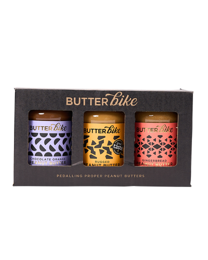 Festive Peanut Butter Gift Trio
