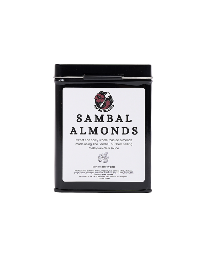 Malaysian Crunchy Spicy Sambal Almonds