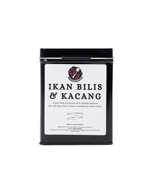 Ikan Bilis & Kacang: Malaysian Crispy Anchovies & Roasted Peanuts