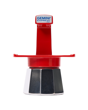 Gemini Express: Twin-Cup Espresso Maker (Red)