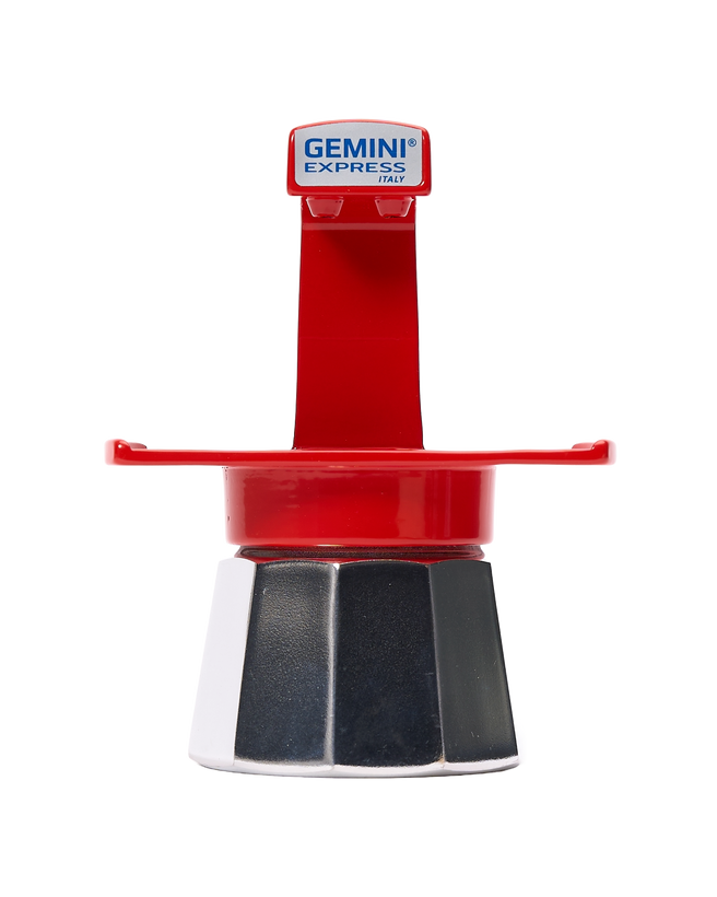 Gemini Express: Twin-Cup Espresso Maker (Red)