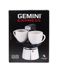 Gemini Express: Twin-Cup Espresso Maker (Green)