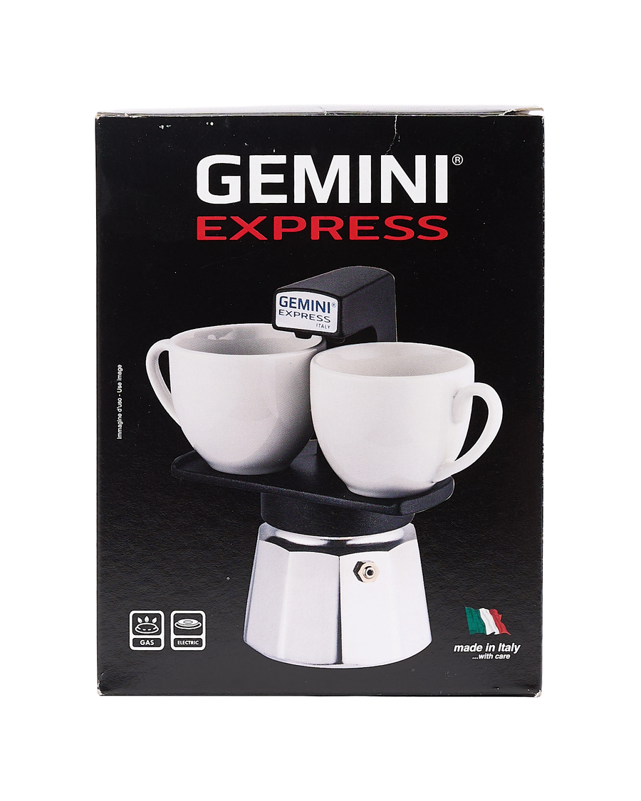 Gemini Express: Twin-Cup Espresso Maker (Green)