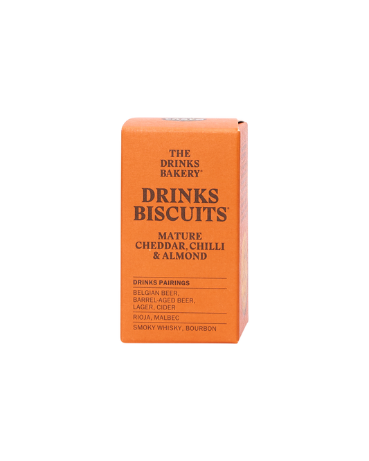 Mature Cheddar, Chilli & Almond Biscuits - Mini