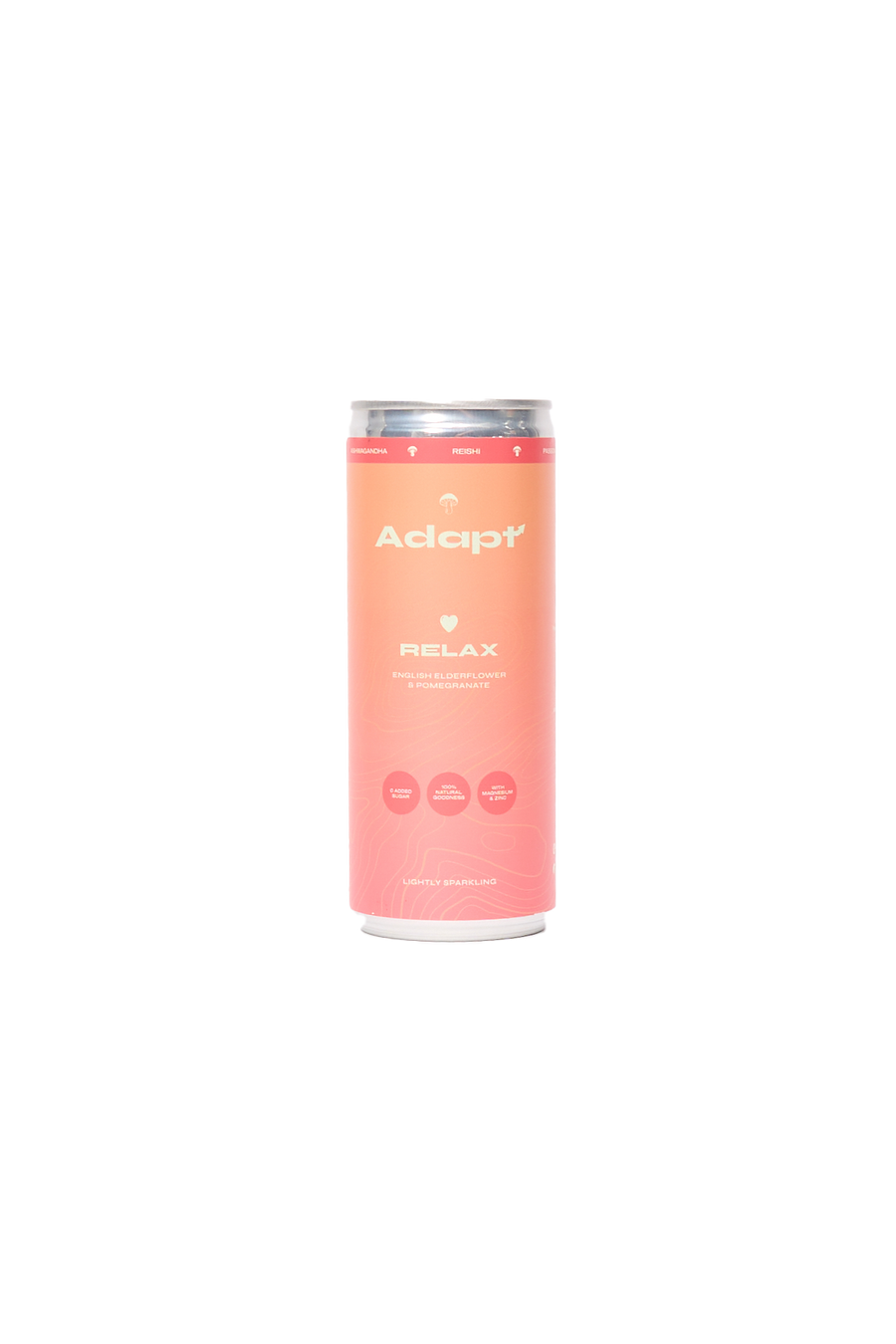 English Elderflower & Pomegranate Adaptogen Soda