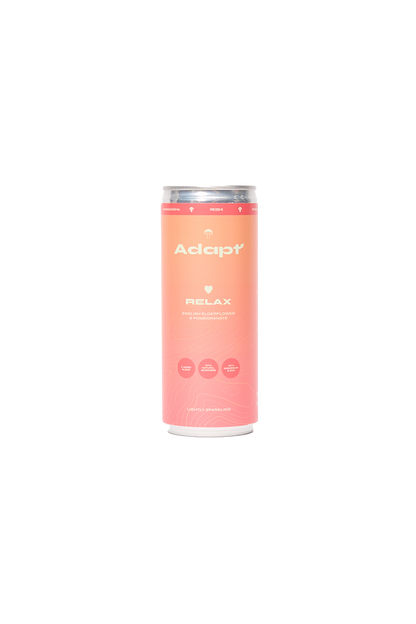 English Elderflower & Pomegranate Adaptogen Soda