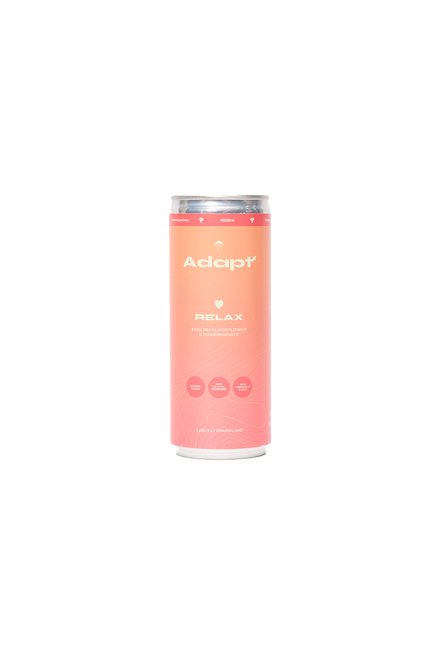 English Elderflower & Pomegranate Adaptogen Soda