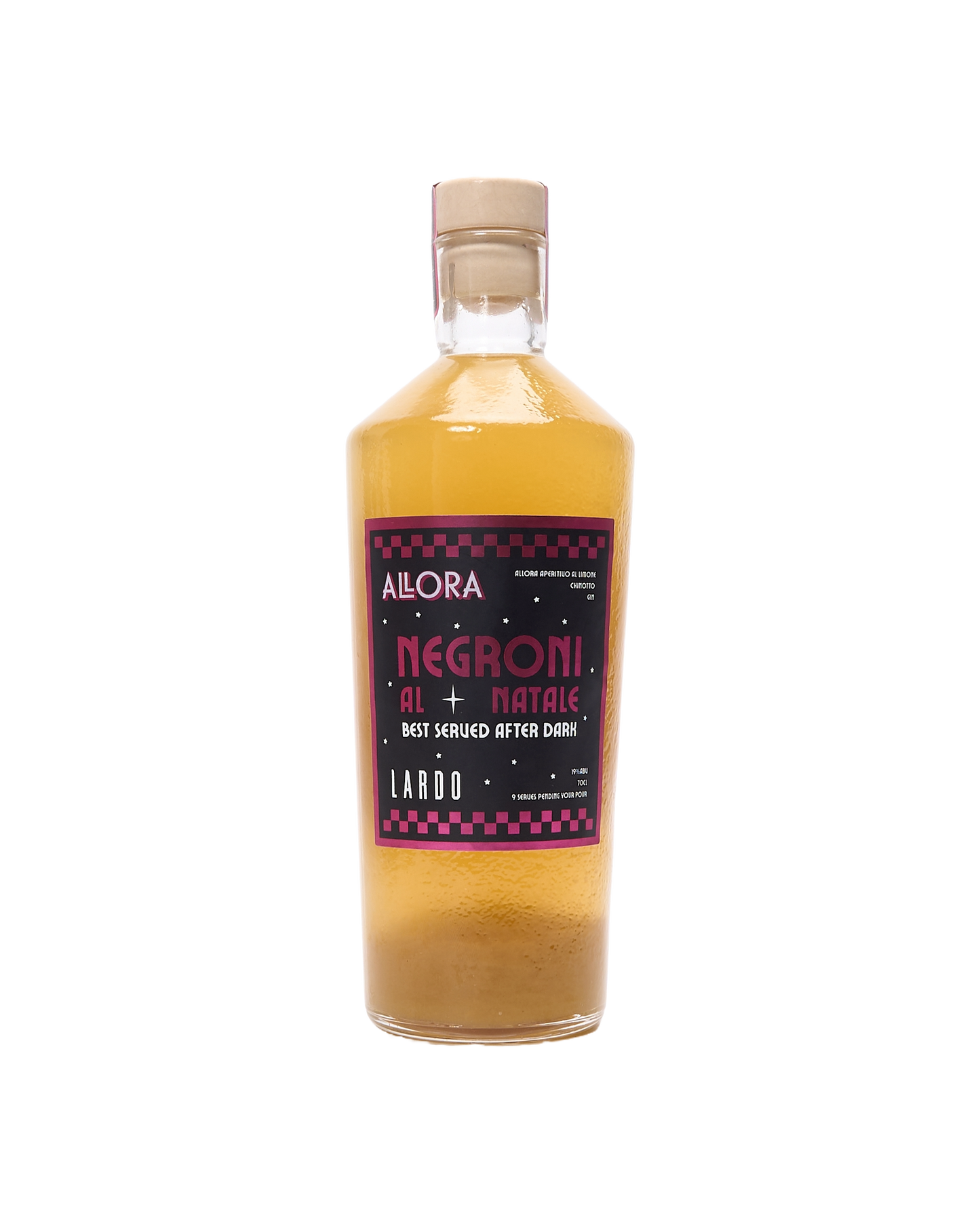 Negroni al Natale' Christmas Negroni with Lardo