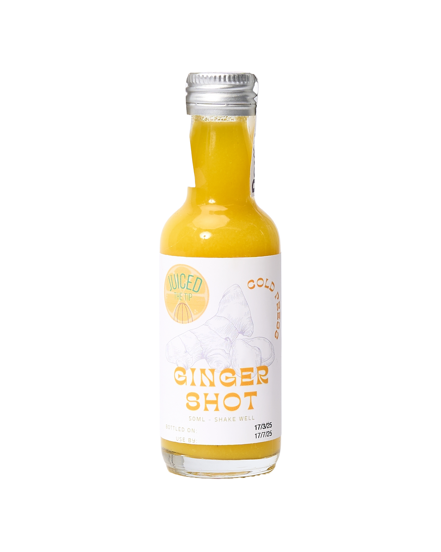 Ginger, Lemon & Turmeric Juice Shot (Single Shot)