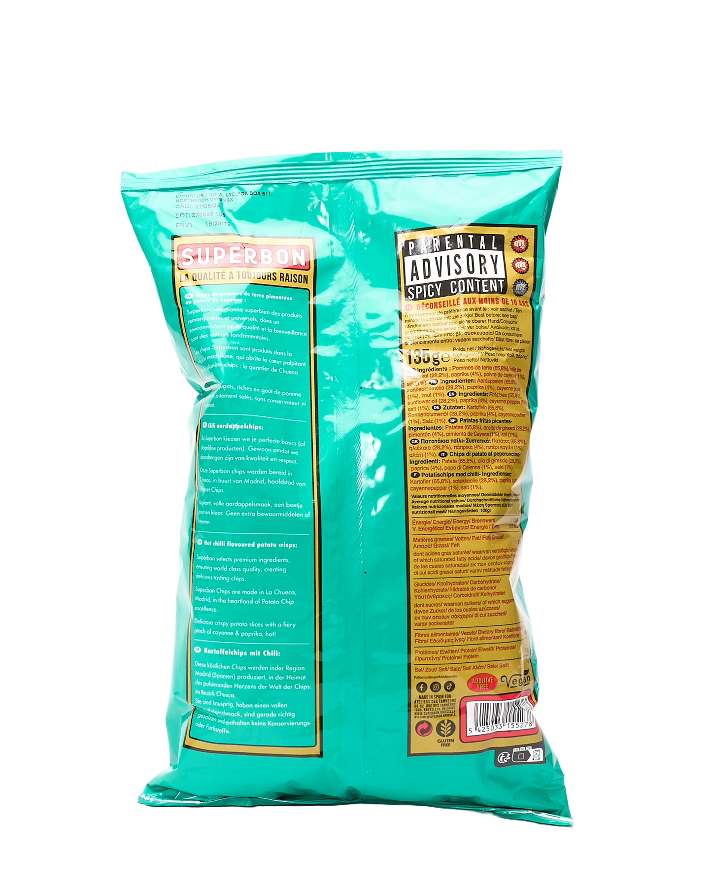 Cayenne & Paprika Crisps (Sharing Bag)