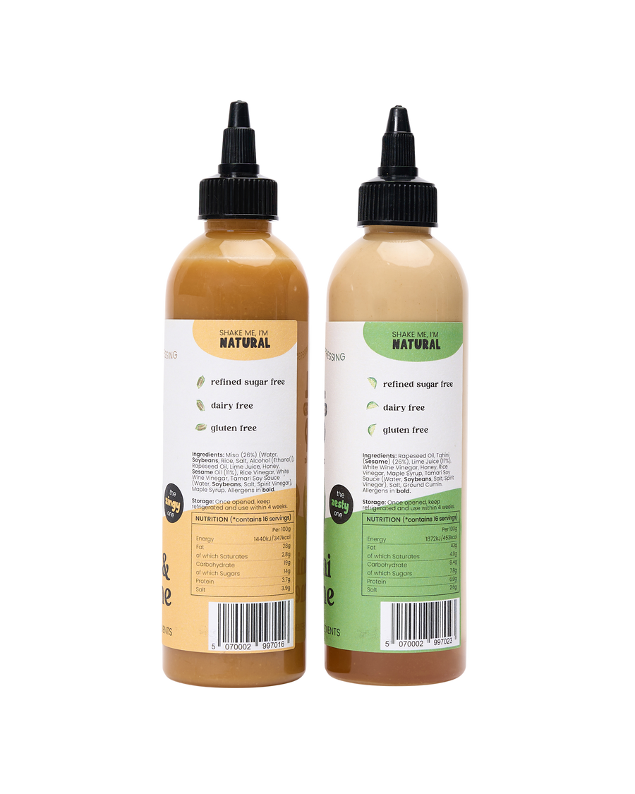 Salad Dressing Bundle: Tahini-Lime & Miso-Sesame