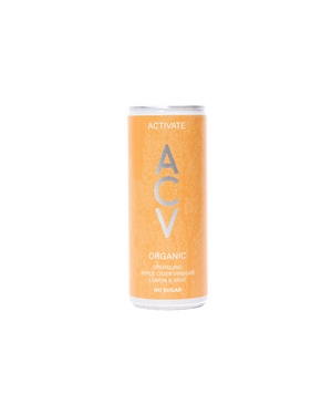 Activate: Lemon-Mint & Apple Cider Vinegar Soda