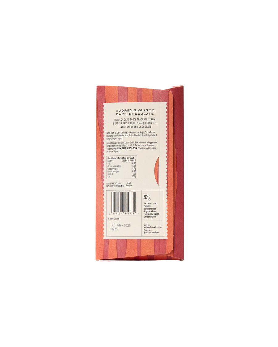 62% Dark Chocolate Ginger Bar