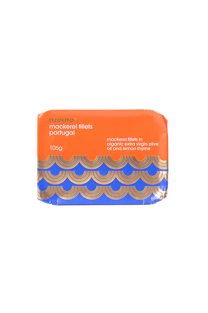 Mackerel fillets in Organic Extra Virgin Olive Oil and Lemon Thyme