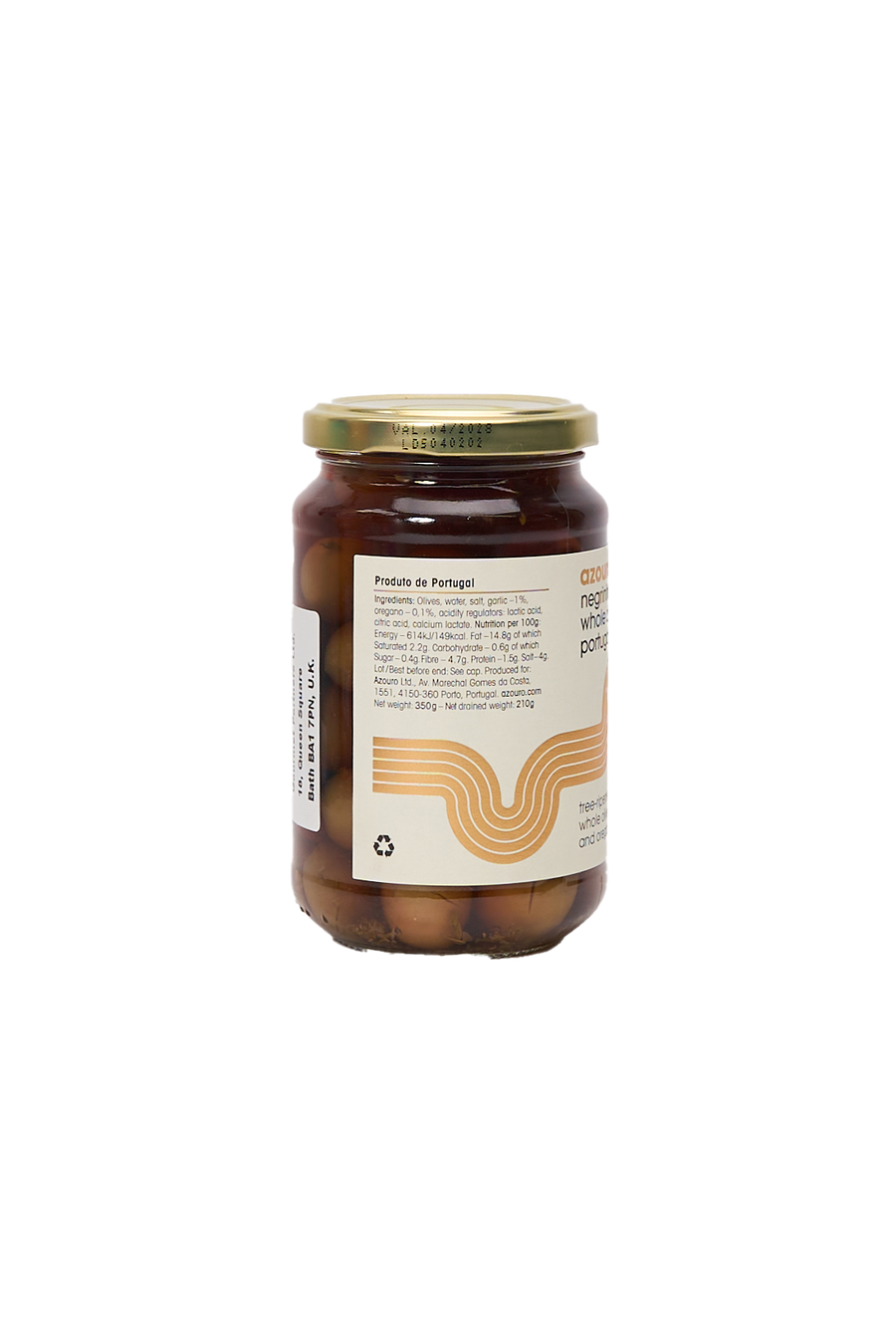Negrinha do Douro' Whole Olives with Garlic and Oregano