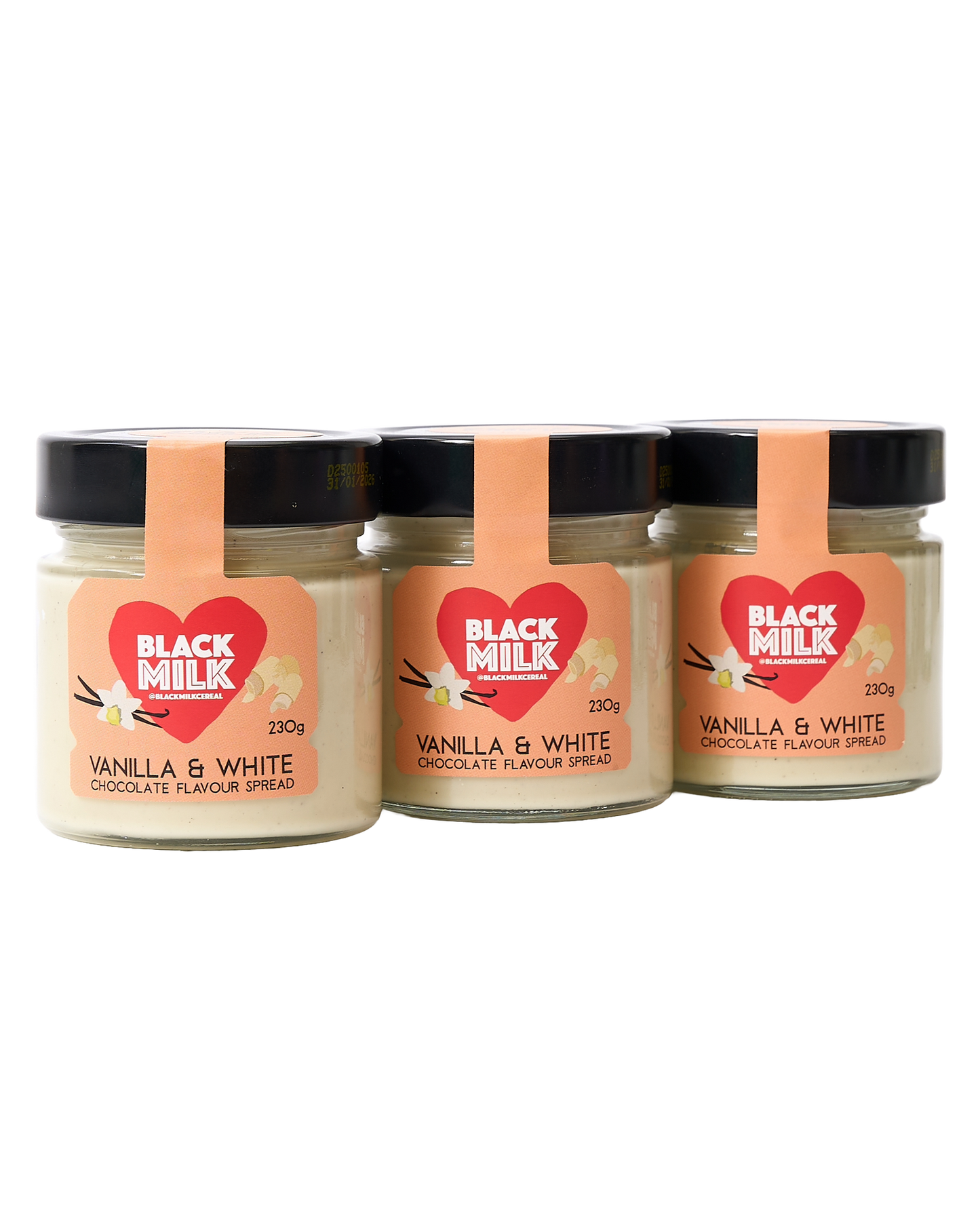 Vanilla & Madagascan White Chocolate Spread (3 Jars)