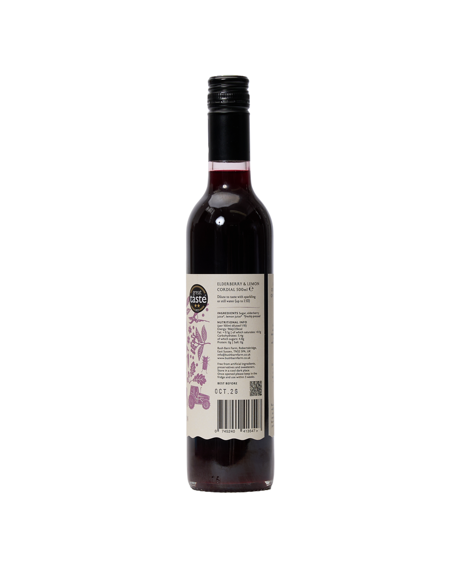 Elderberry & Lemon Cordial