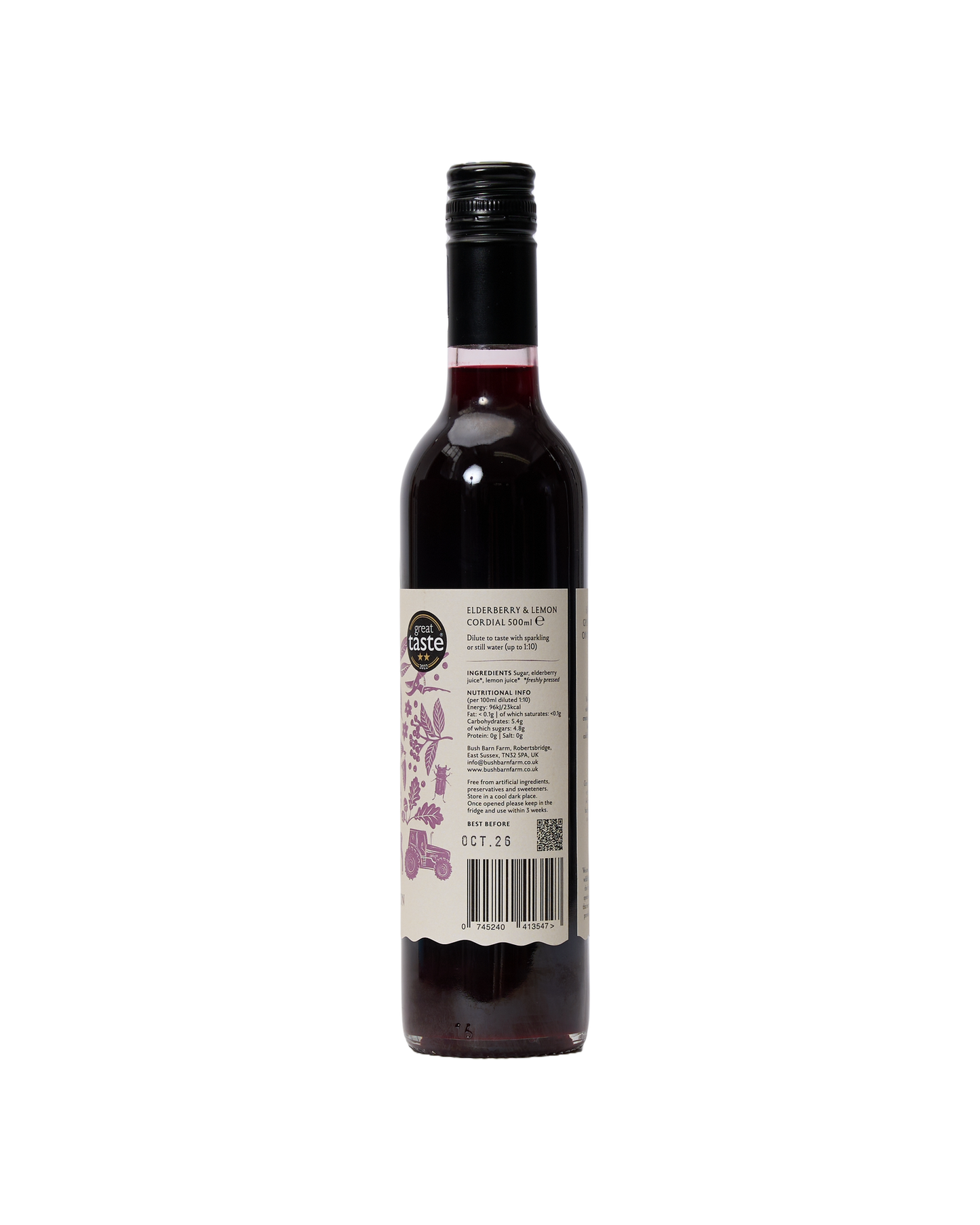 Elderberry & Lemon Cordial