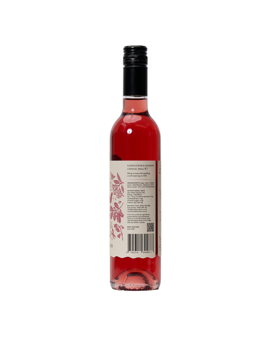Elderflower & Rhubarb Cordial