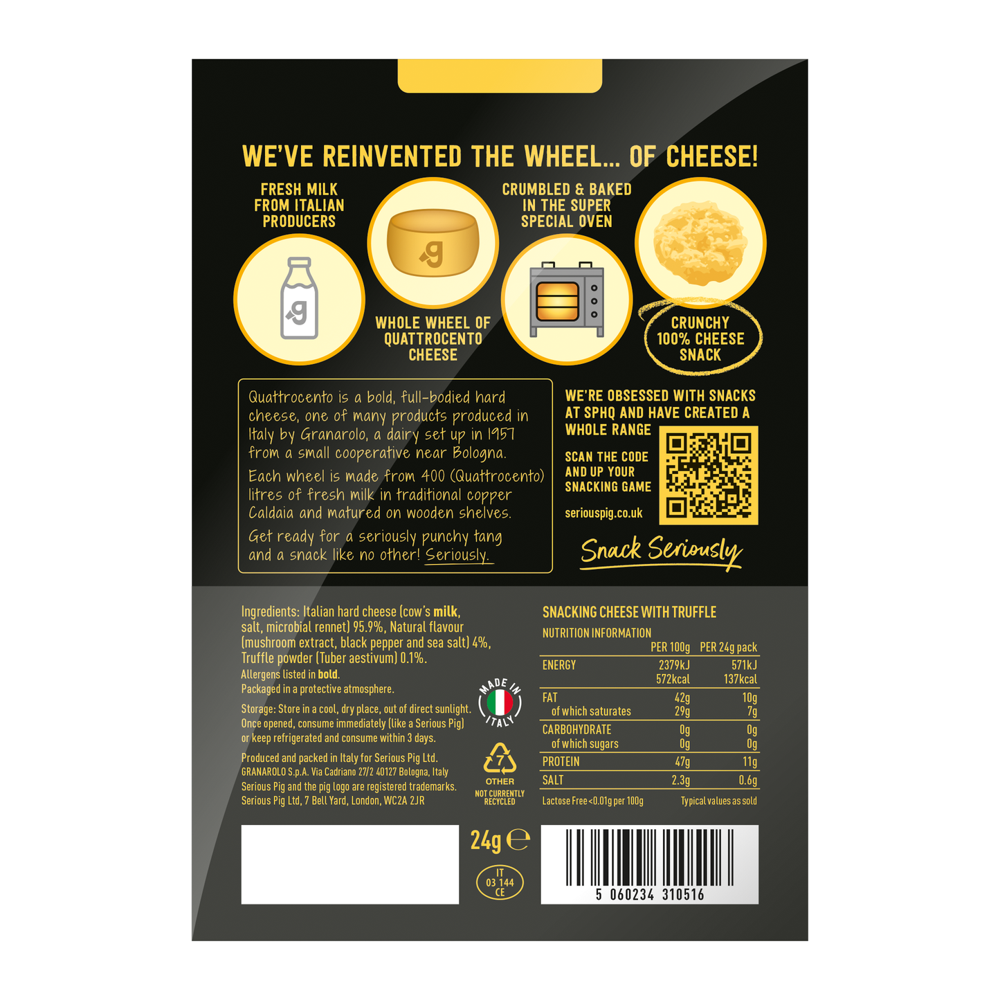 Snacking Cheese with Truffle