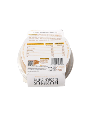 Hummus & Corn Chips Snack Pot