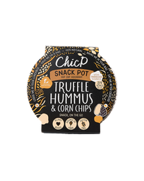 Truffle Hummus & Corn Chips Snack Pot