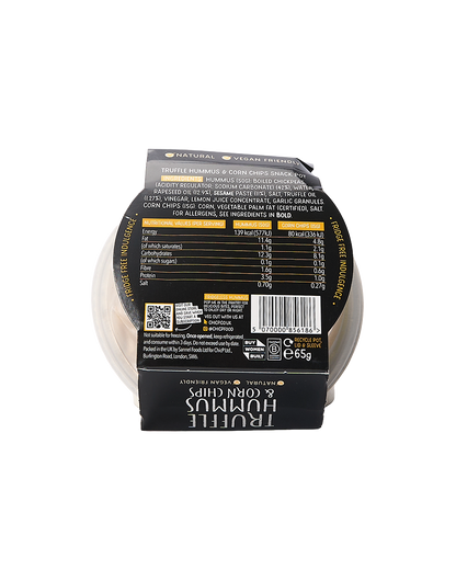 Truffle Hummus & Corn Chips Snack Pot