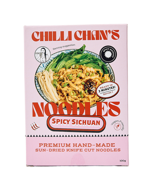 Knife-Cut Spicy Sichuan Instant Noodles