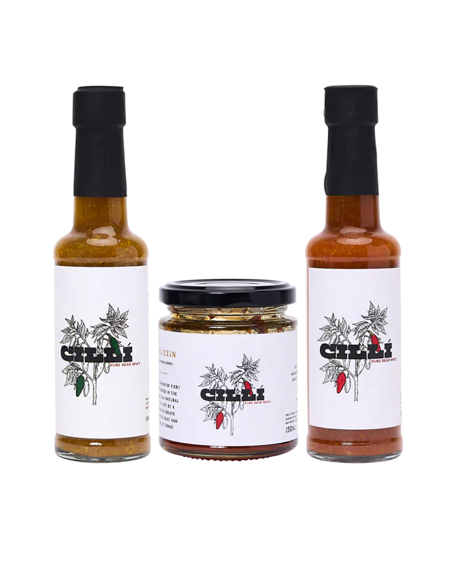 Sweet & Spicy Hot Sauce Trio
