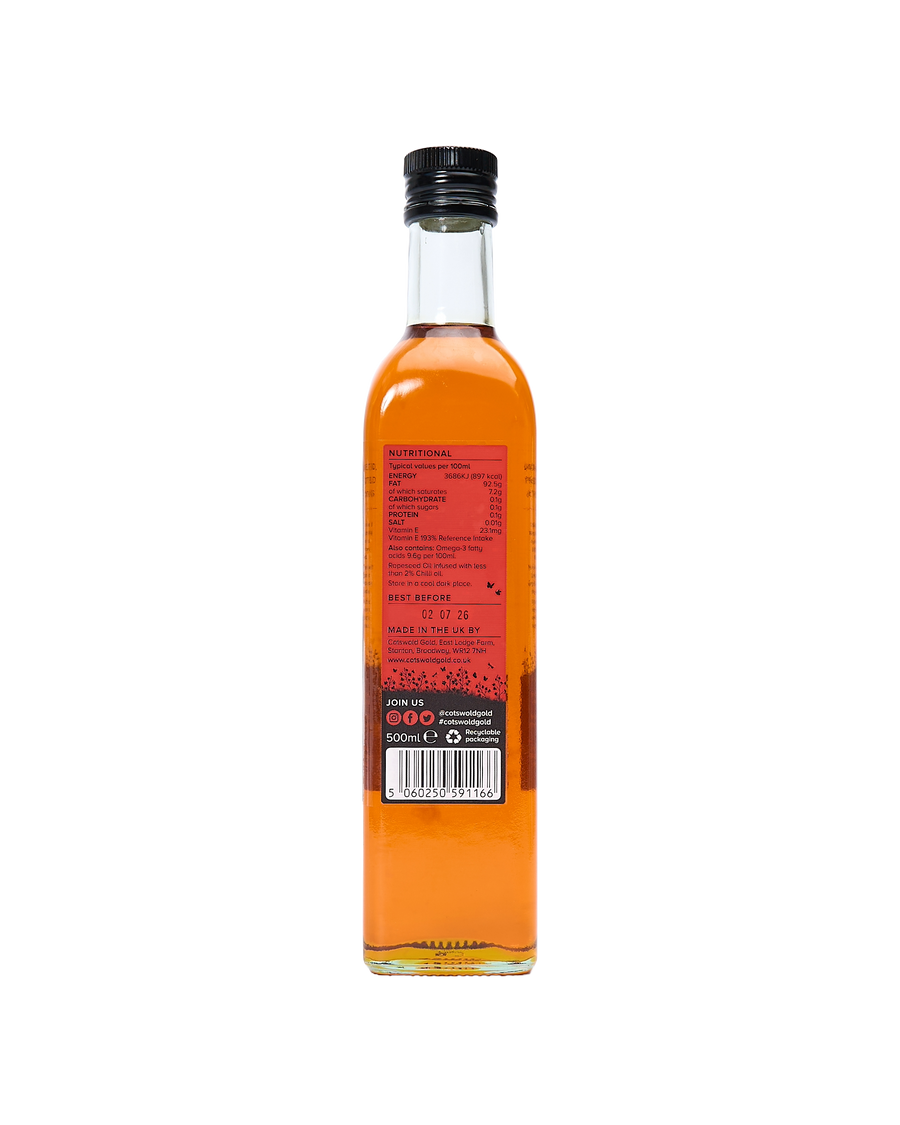 Cold Pressed Rapeseed Oil With Chilli (500Ml)