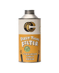 First Thing Filter: Tanzanian Single Origin Coffee