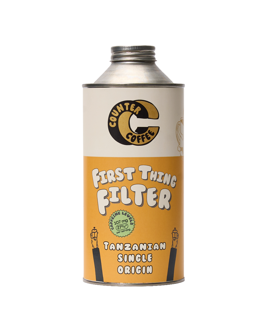 First Thing Filter: Tanzanian Single Origin Coffee