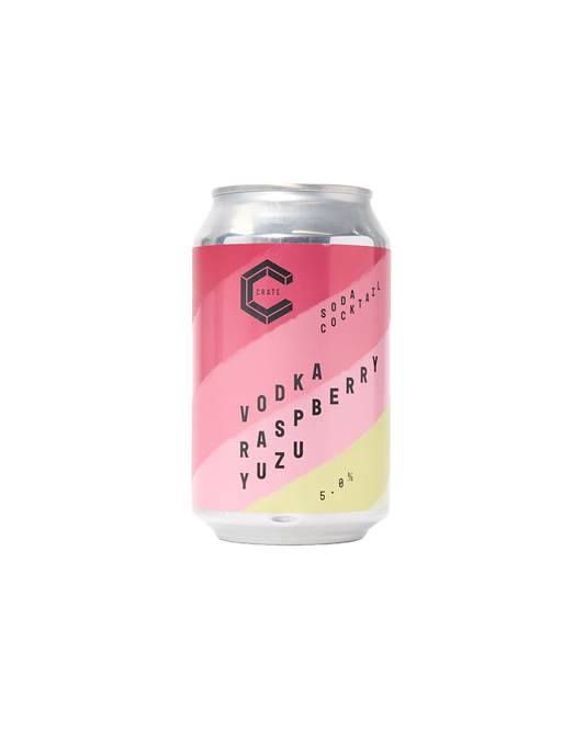 Vodka, Raspberry & Yuzu Soda Cocktail