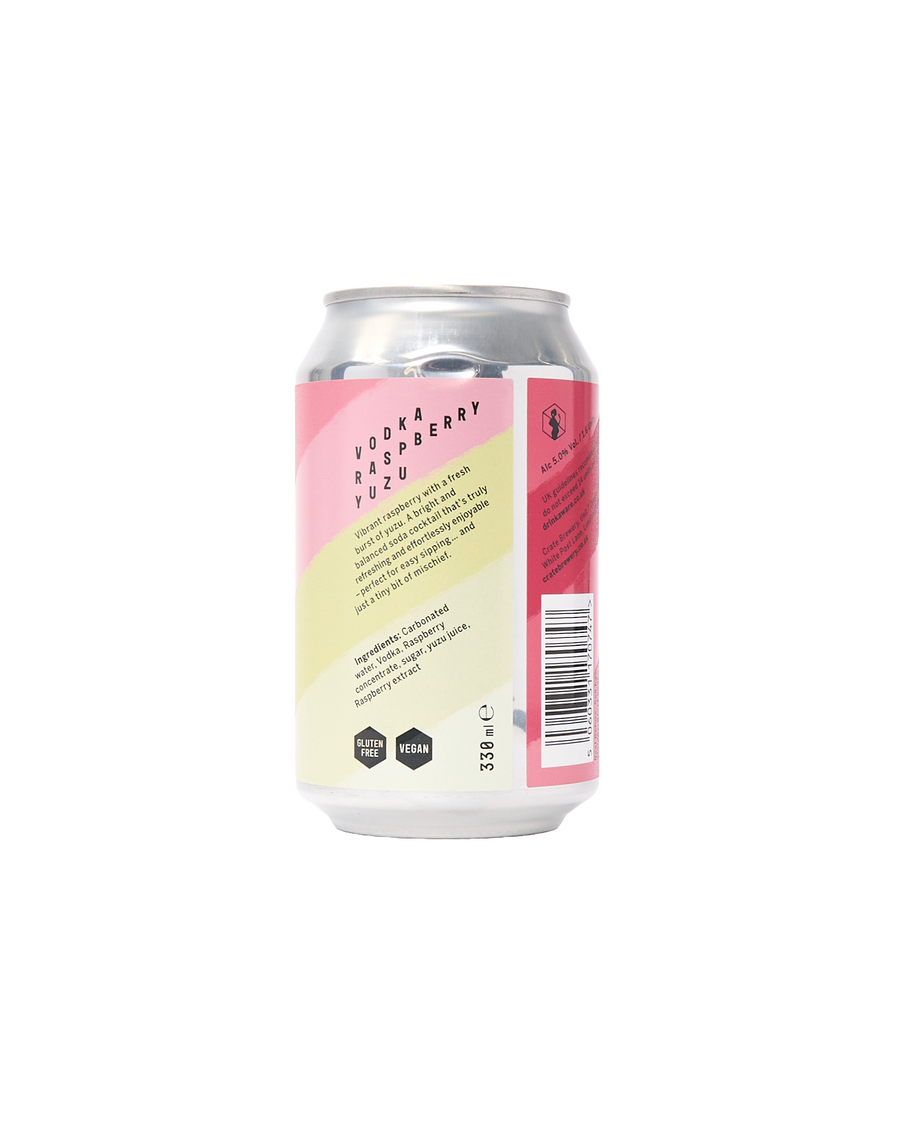 Vodka, Raspberry & Yuzu Soda Cocktail