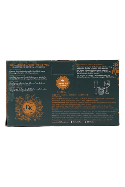 Drinks Kitchen Taster Pack (4 x 110ml)