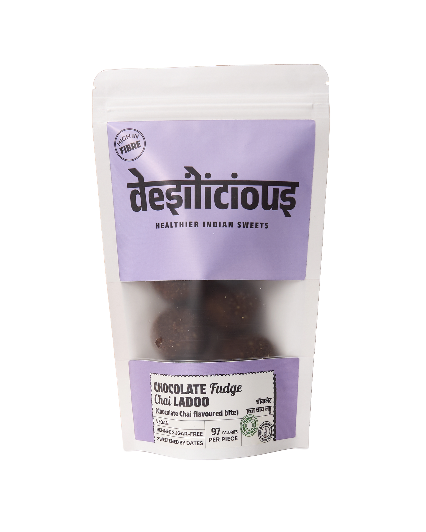 Chocolate Fudge Chai Laddoo