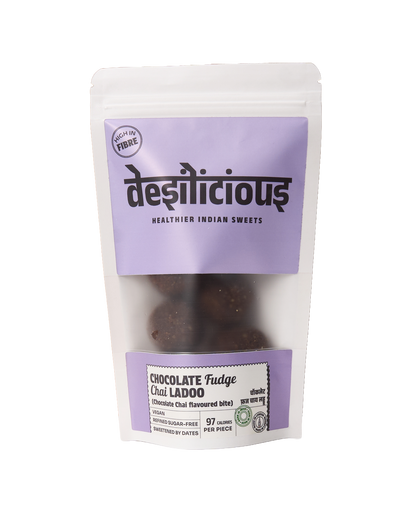 Chocolate Fudge Chai Laddoo