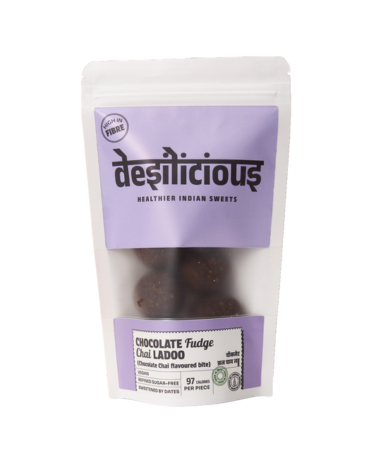 Chocolate Fudge Chai Laddoo