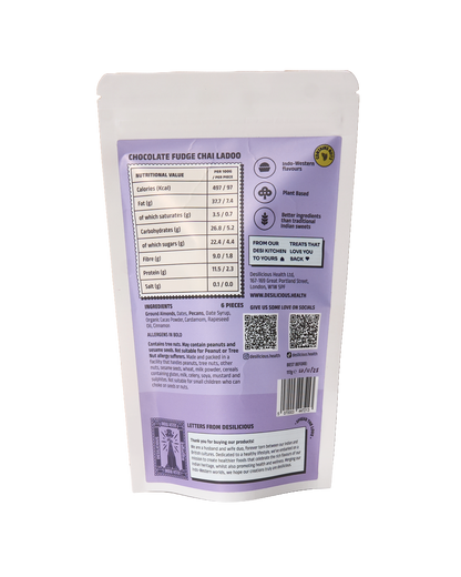 Chocolate Fudge Chai Laddoo