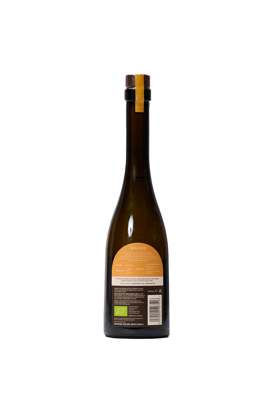 Delicate: Organic Extra Virgin Olive Oil