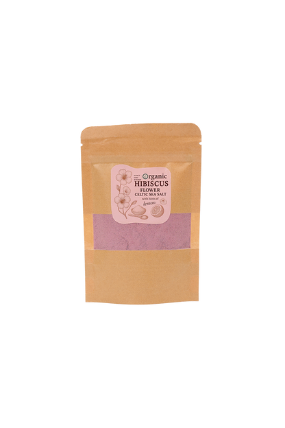 Organic Hibiscus Flower Salt with Lemon