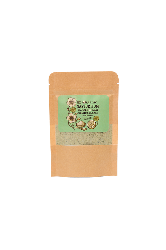 Organic Nasturtium Salt with Lemon