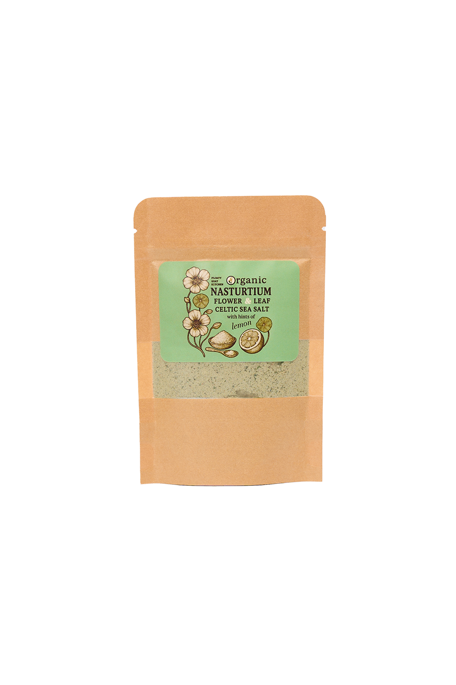 Organic Nasturtium Salt with Lemon