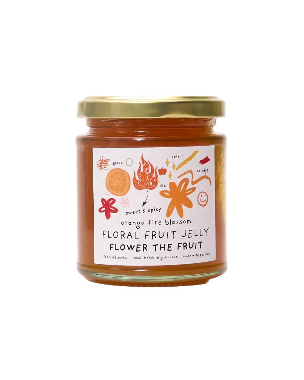 Orange Fire Blossom Jelly