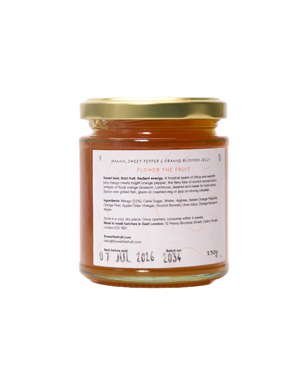 Orange Fire Blossom Jelly